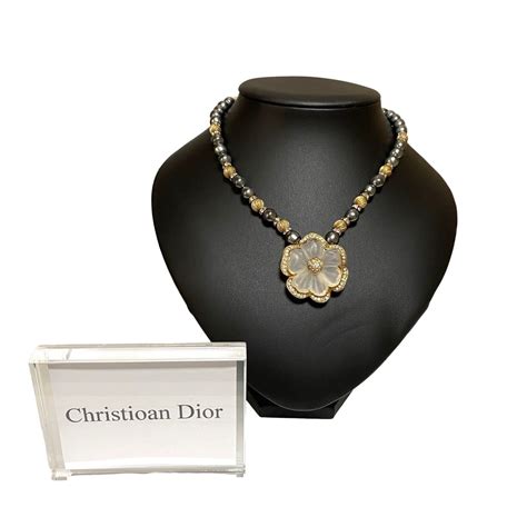 christian dior necklace sale|genuine Christian Dior necklaces.